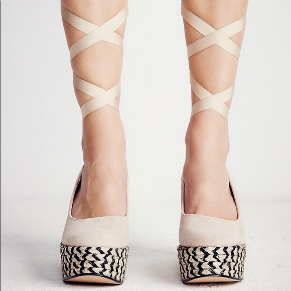 Free People wedge heels!